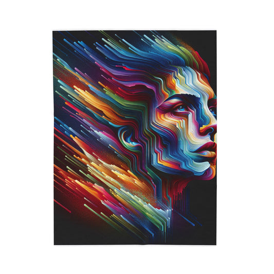 Chromatic Odyssey - Plush Blanket