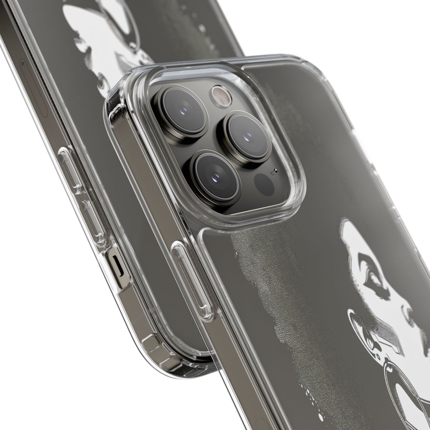 Transparent Afro Goddess Portrait Iphone Case Compatible With Iphone 16 15 14 - Clear Phone Cover