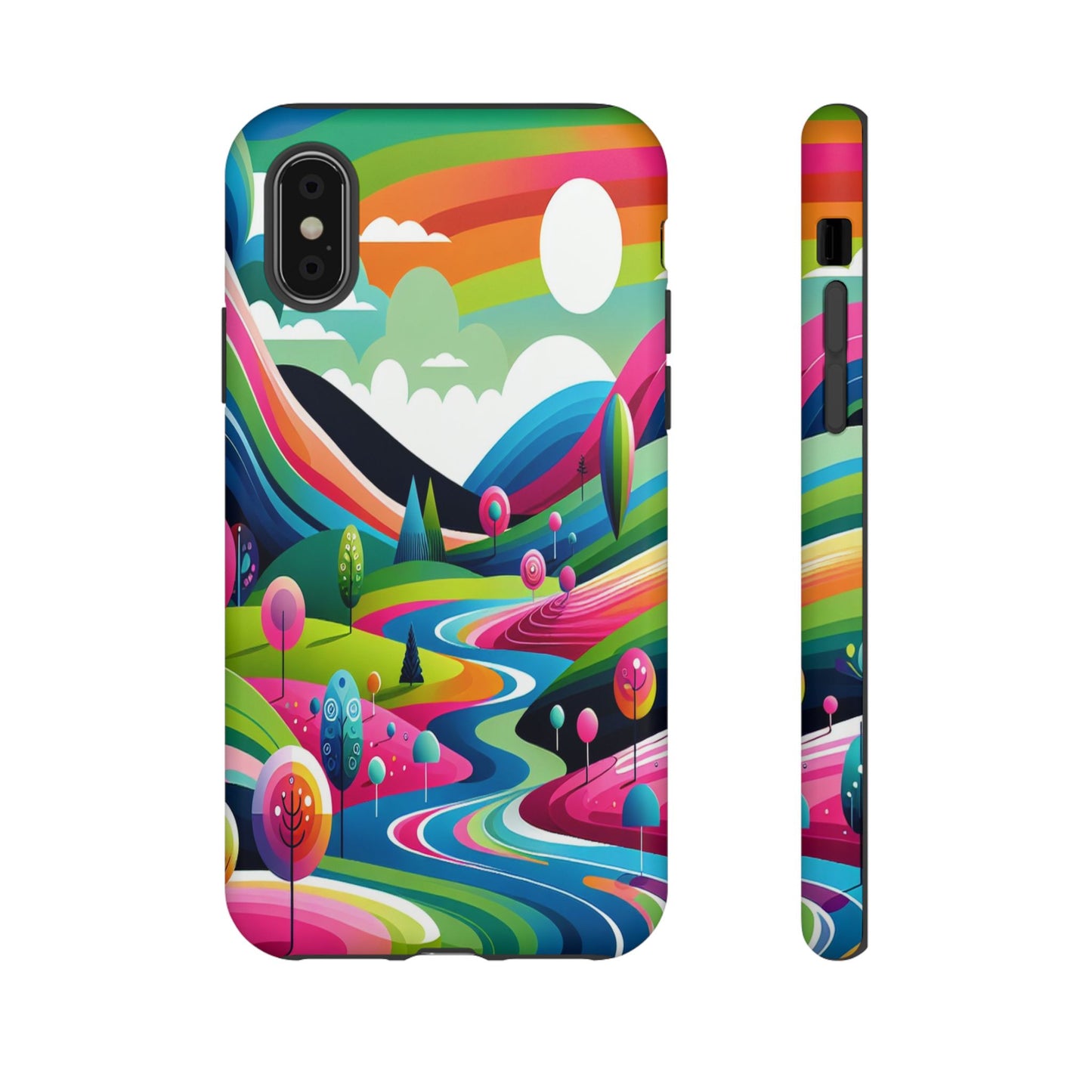 Colorful Landscape Journey - Phone Case