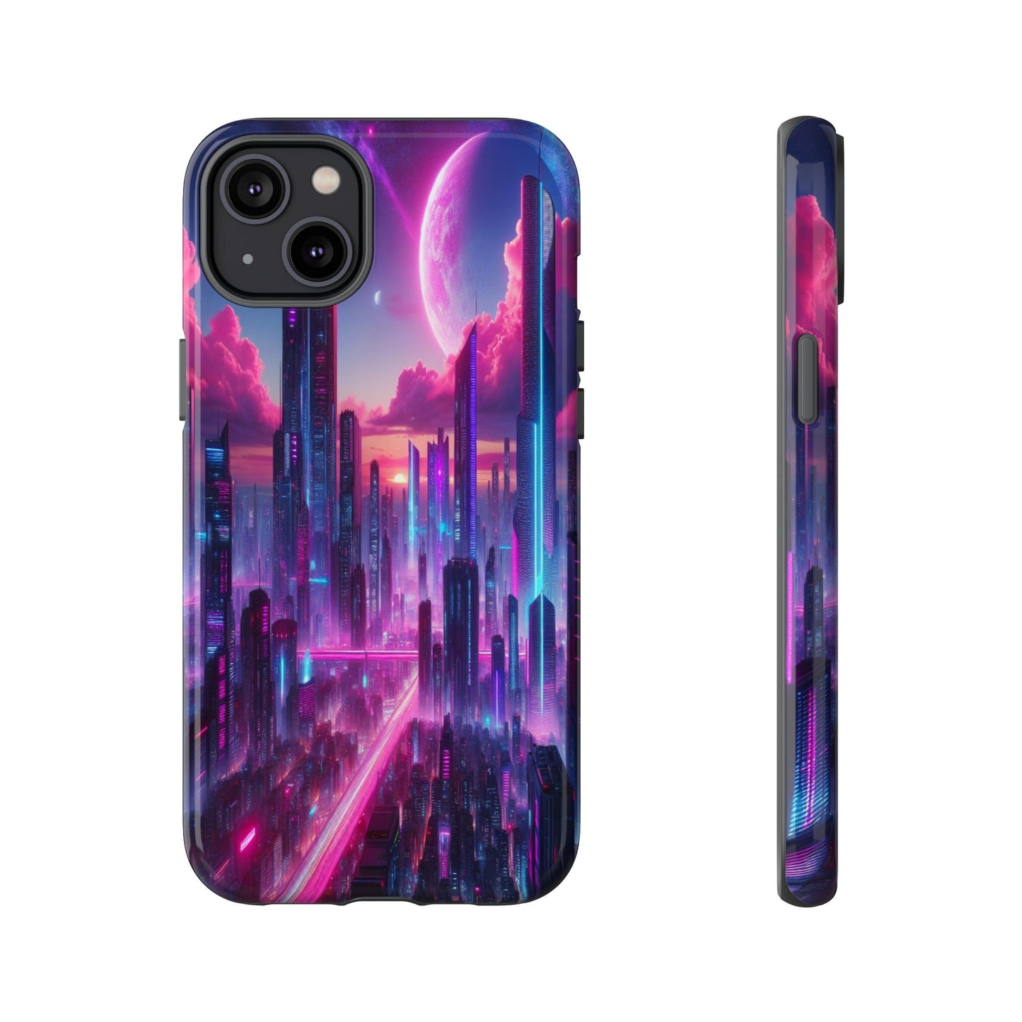 Futuristic Skyline Fantasy - Phone Case