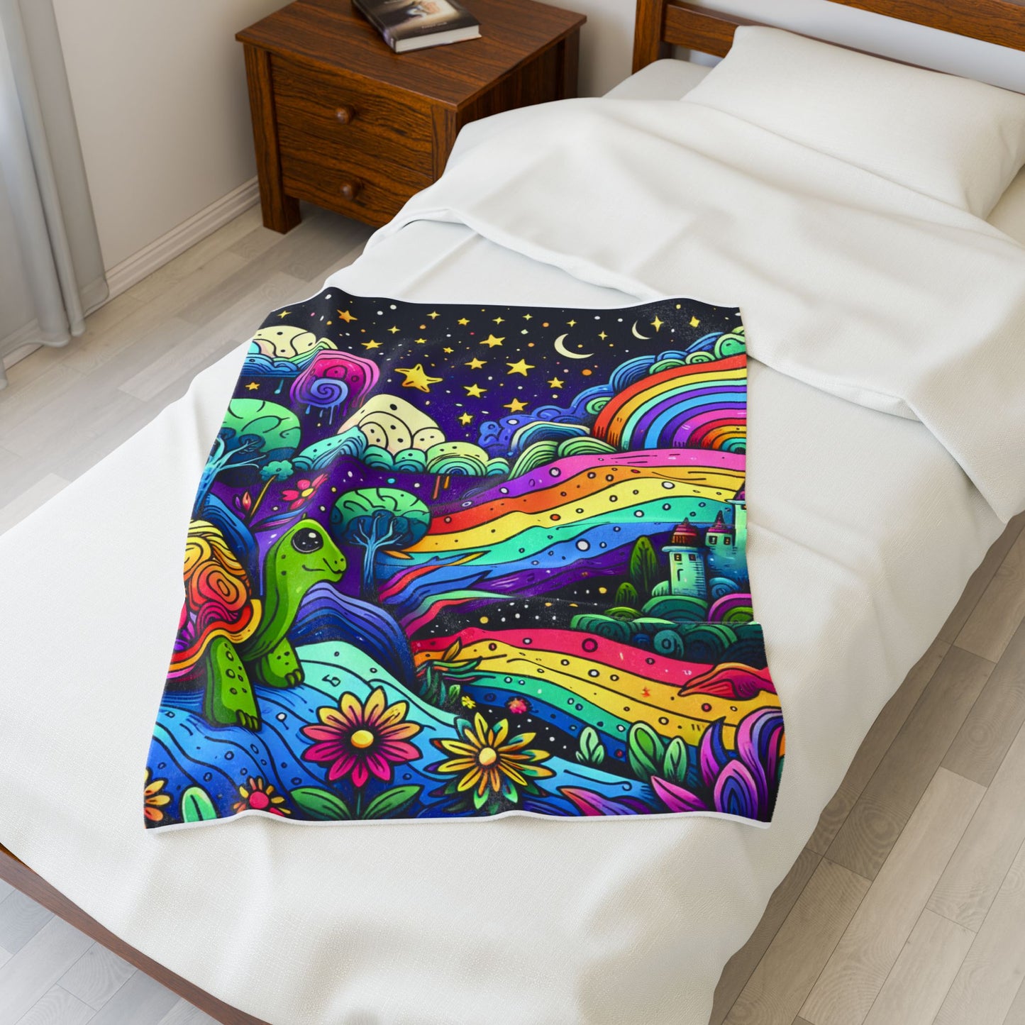 Rainbow Journey Tale - Plush Blanket