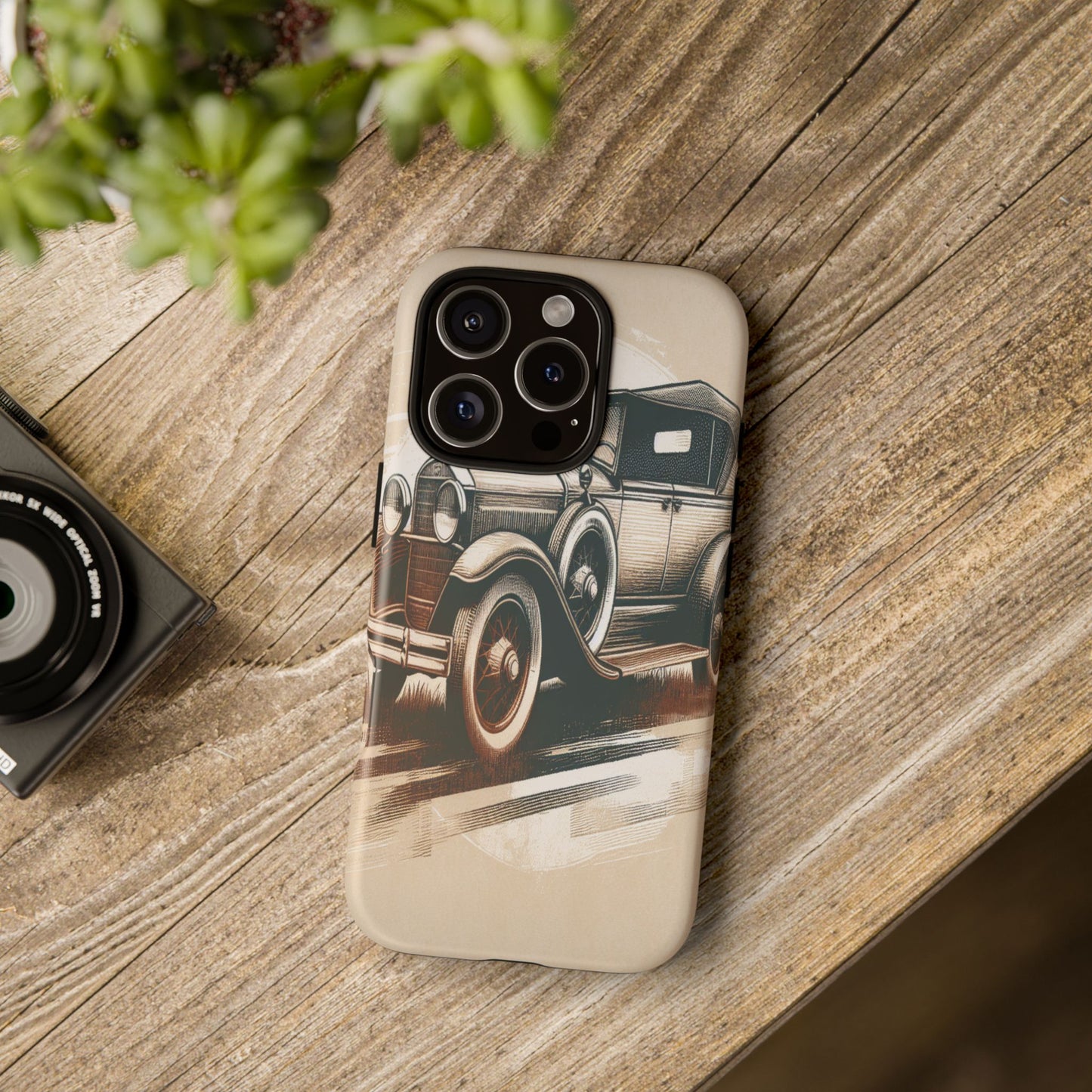 Vintage Wheels in Motion - Phone Case