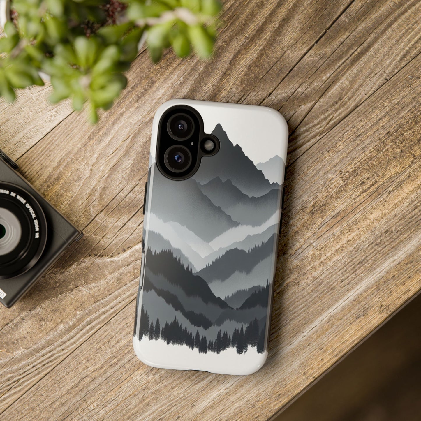 Layers of Misty Peaks - Phone Case