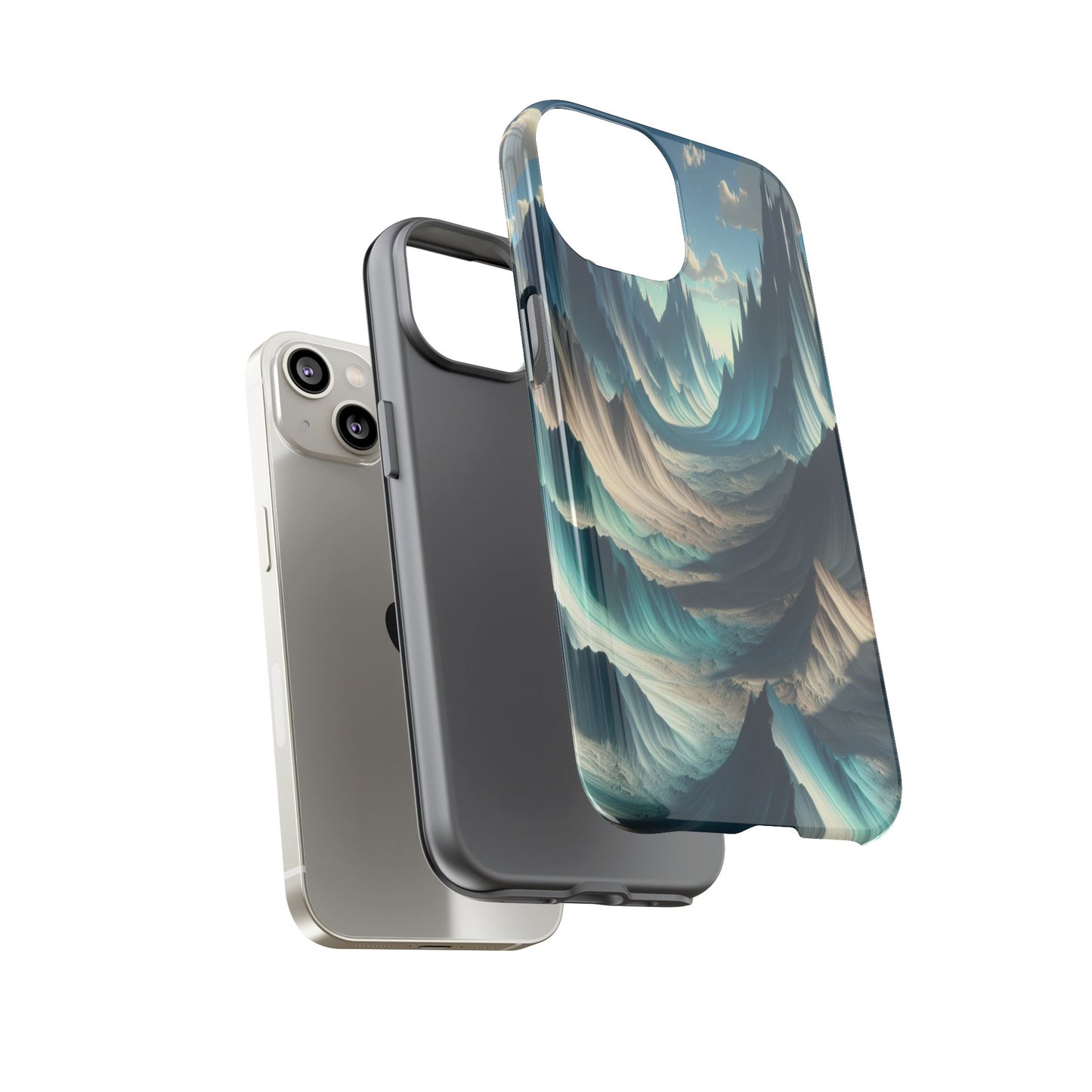 Whispering Peaks of Imagination - Phone Case
