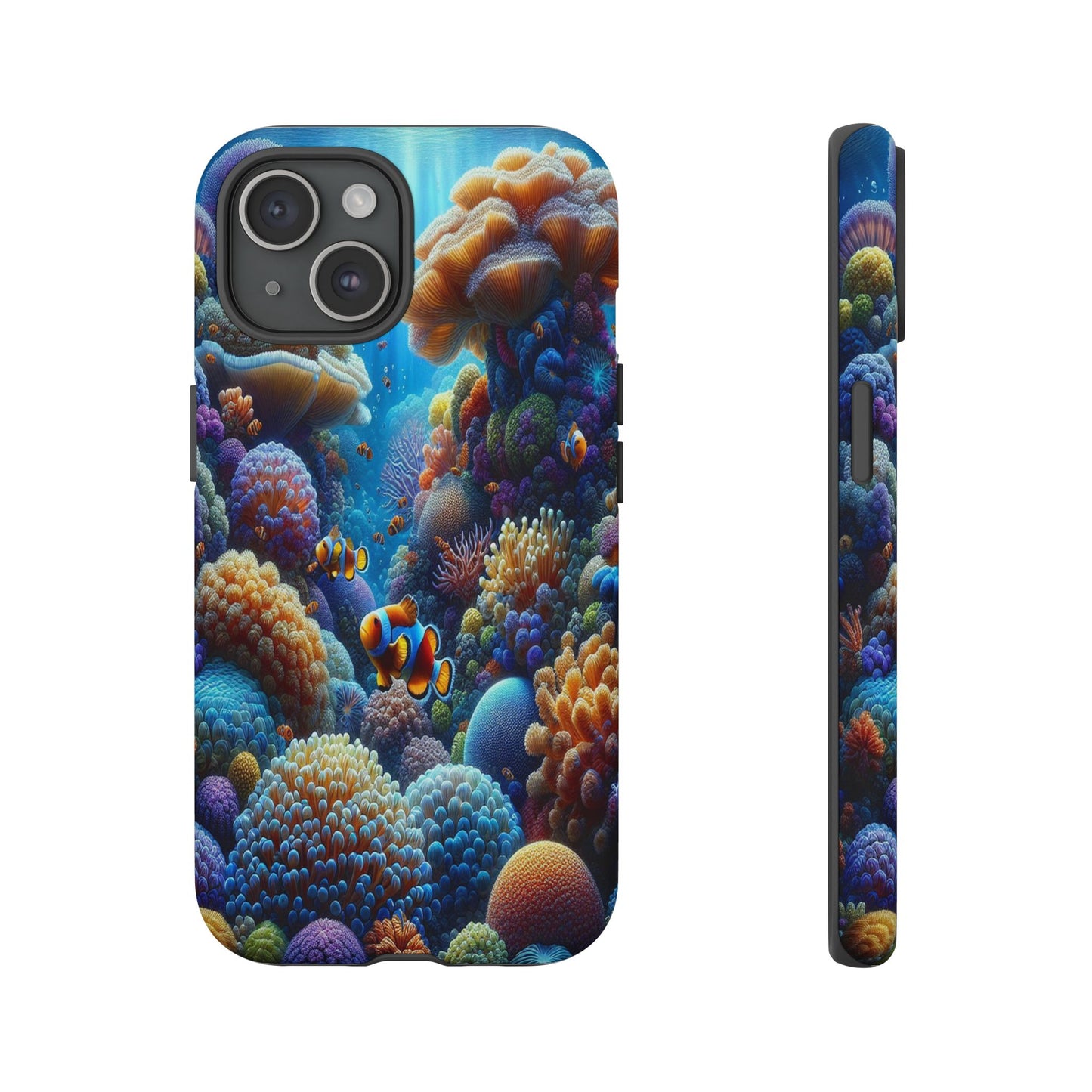Custom ProtectiveUnderwater Paradise Alive with ColorIphone Case Compatible With Iphone 16 15 14 - Phone Cover