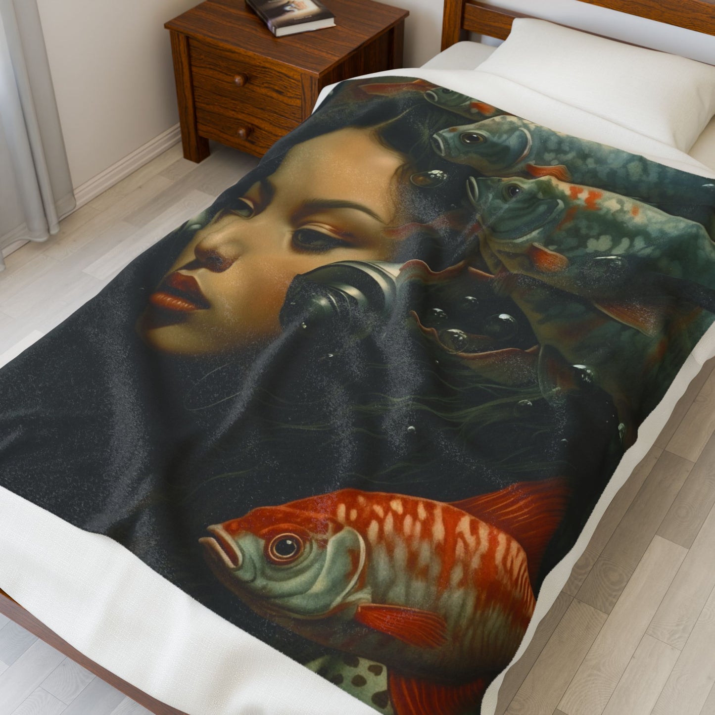 Aquatic Reverie- Plush Blanket