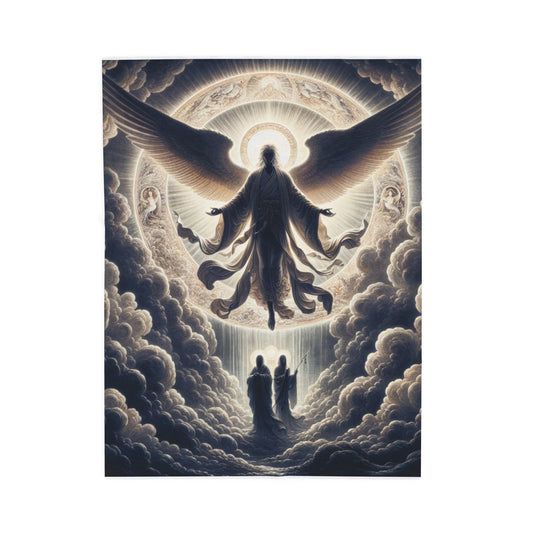 Angel's Heavenly Ascension - Plush Blanket