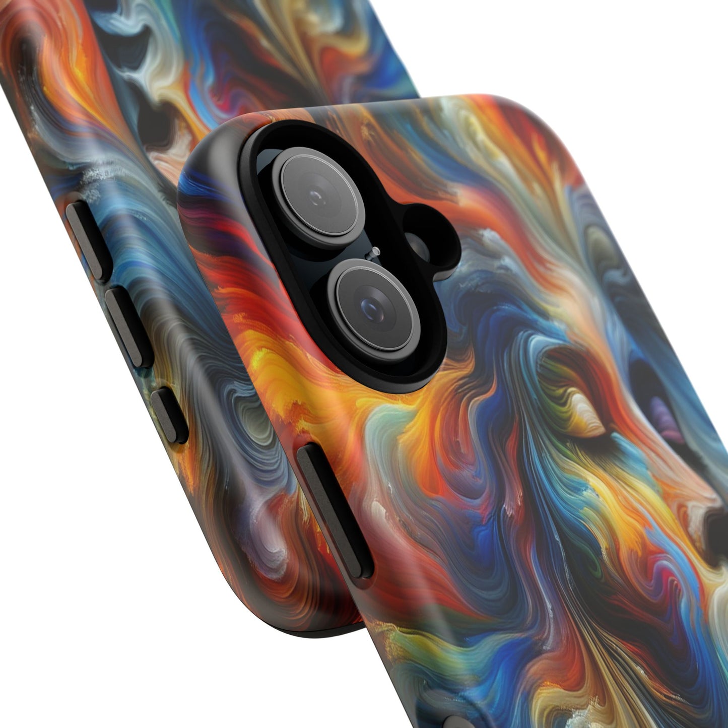 Custom Protective Whirlwind of Colors Iphone Case Compatible With Iphone 16 15 14 - Phone Cover