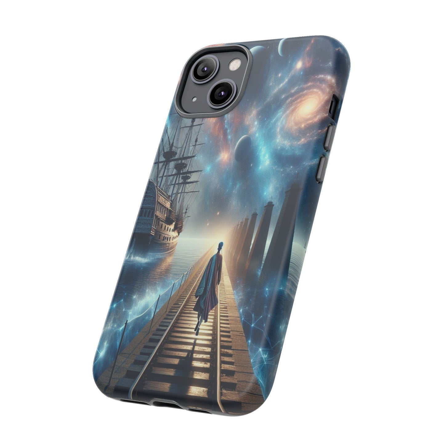 Protective Journey Through the Stars Iphone Case Compatible With Iphone 16 15 14 - Phone Cover
