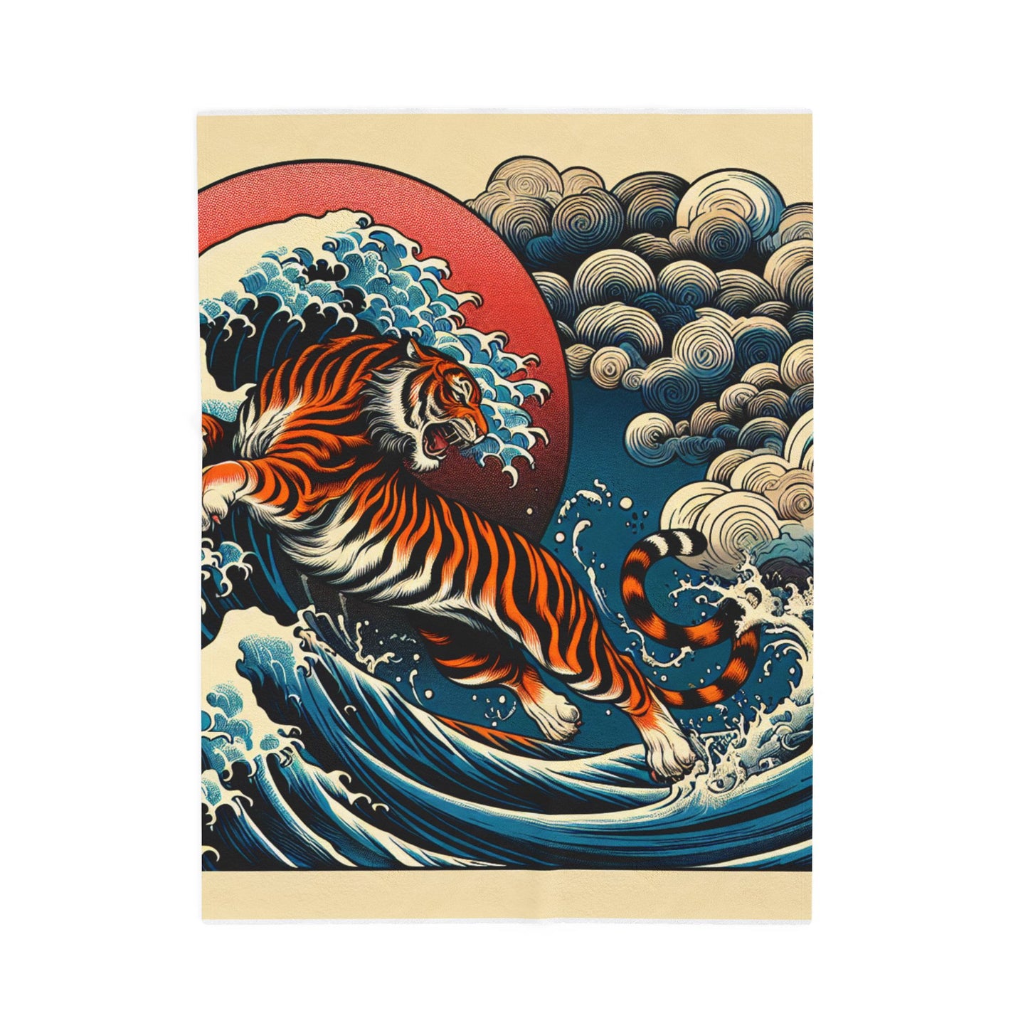 Roaring Through the Waves - Plush Blanket