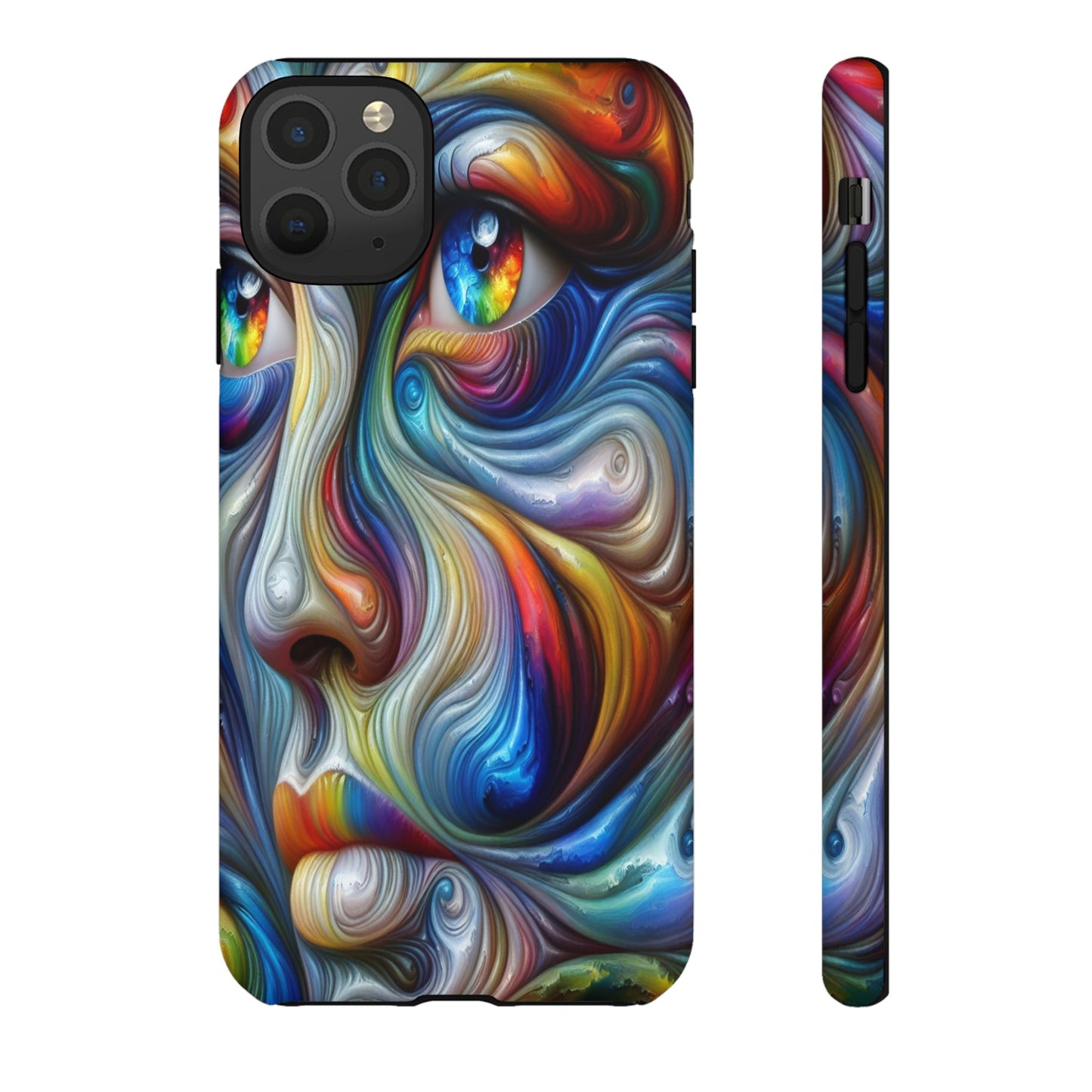 Custom ProtectiveKaleidoscopic VisionIphone Case Compatible With Iphone 16 15 14 - Phone Cover