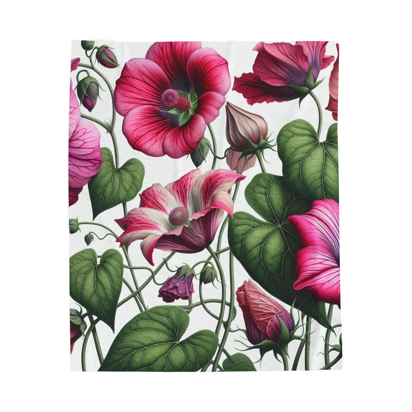 Petals and Heartstrings- Plush Blanket