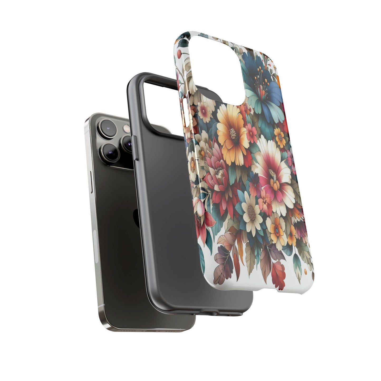 Floral Celebration in Colorful Hues - Phone Case