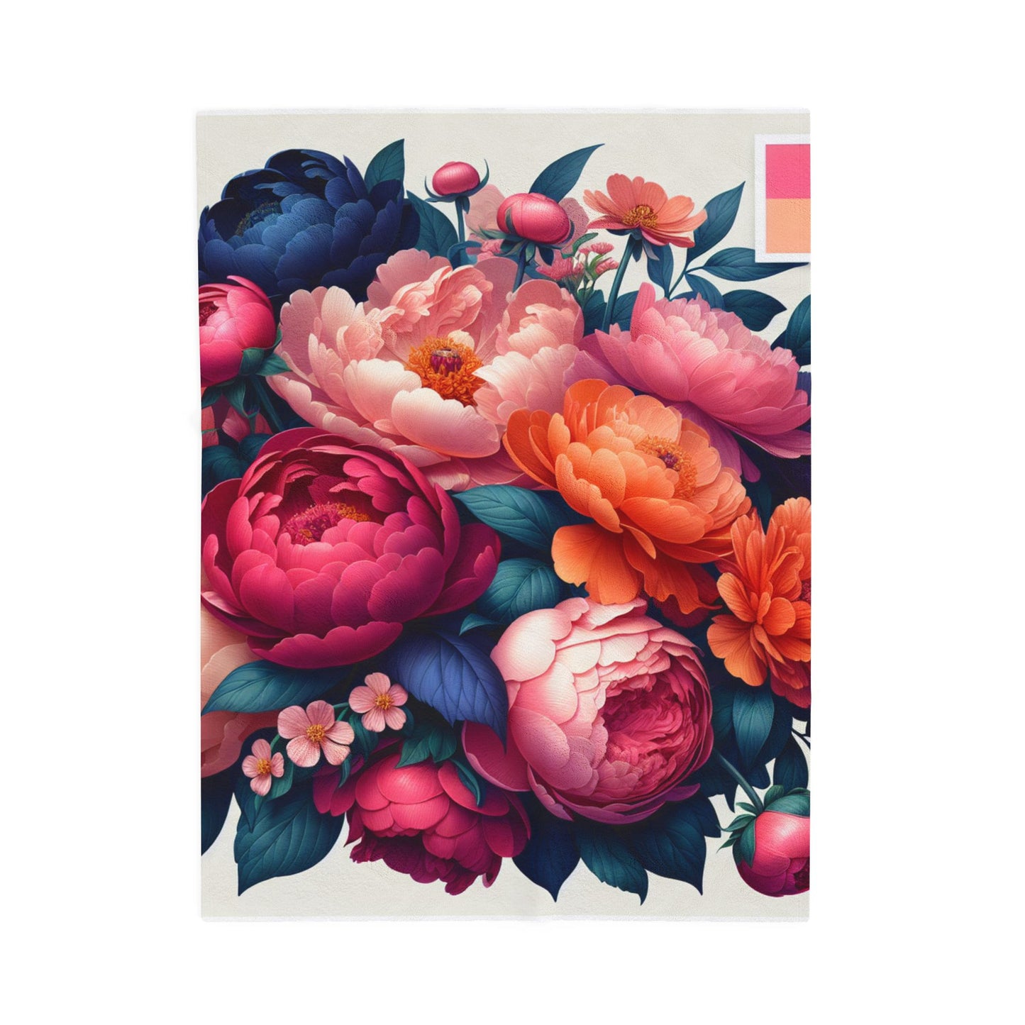 Bountiful Blossoms - Plush Blanket