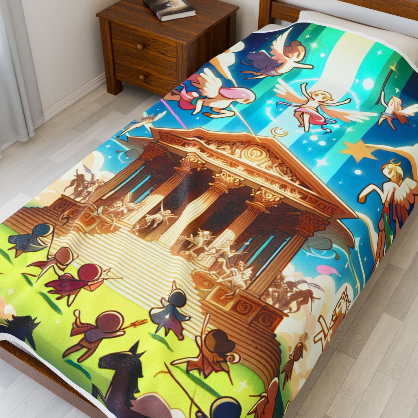 Celestial Gathering - Plush Blanket