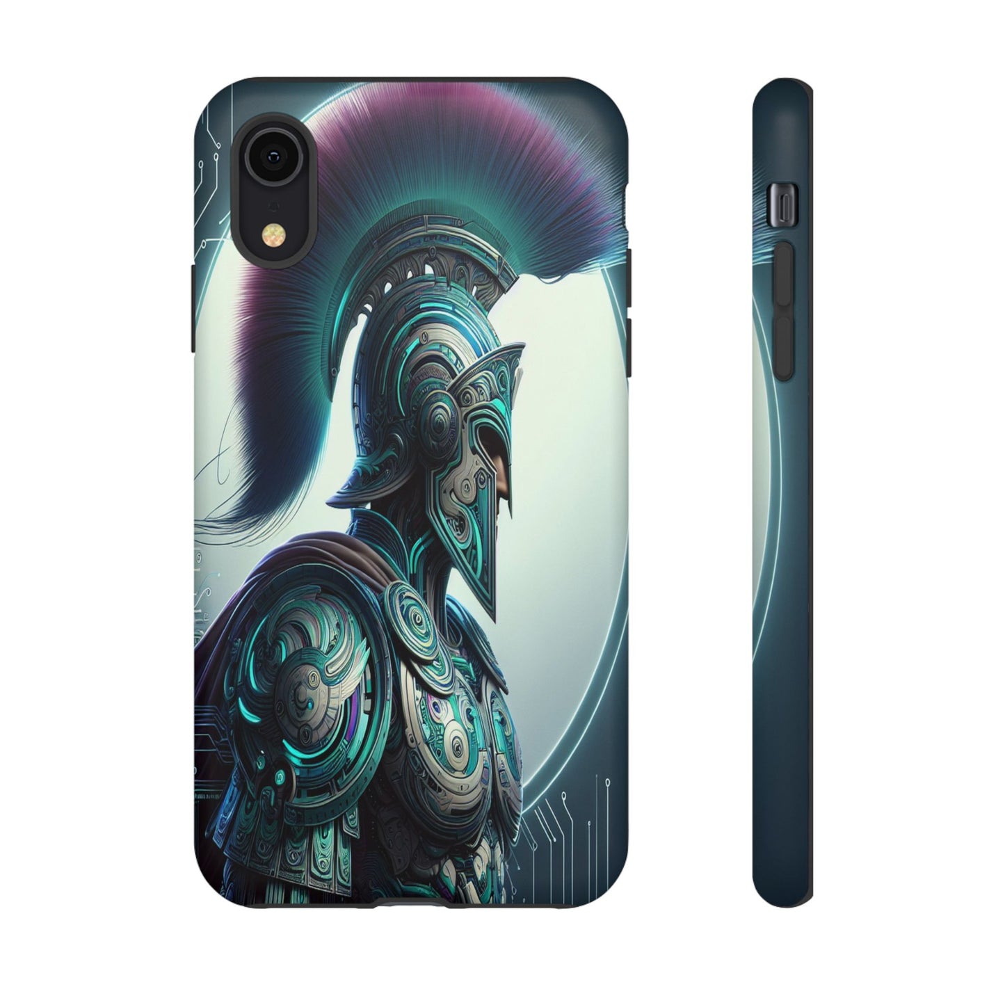 Custom ProtectiveGuardian of the Digital RealmIphone Case Compatible With Iphone 16 15 14 - Phone Cover