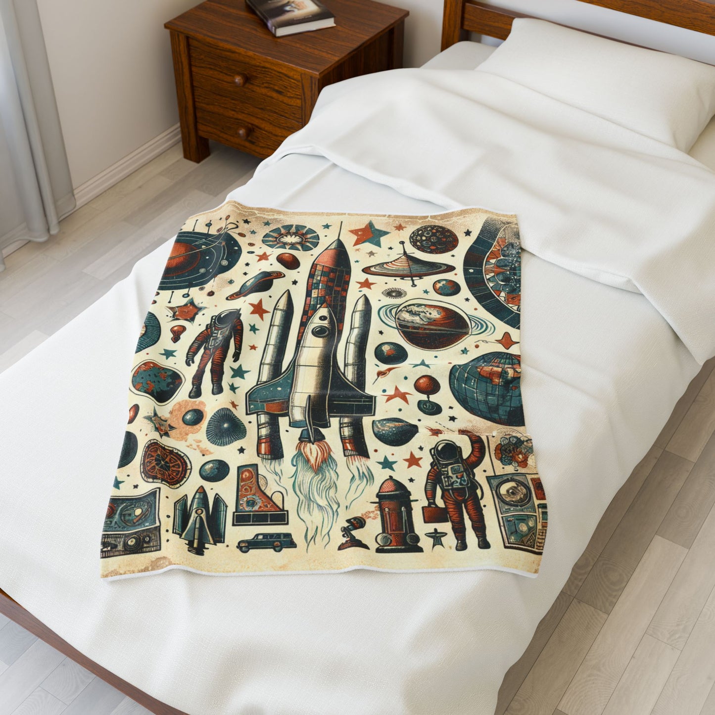 Space Expedition Mystique - Plush Blanket