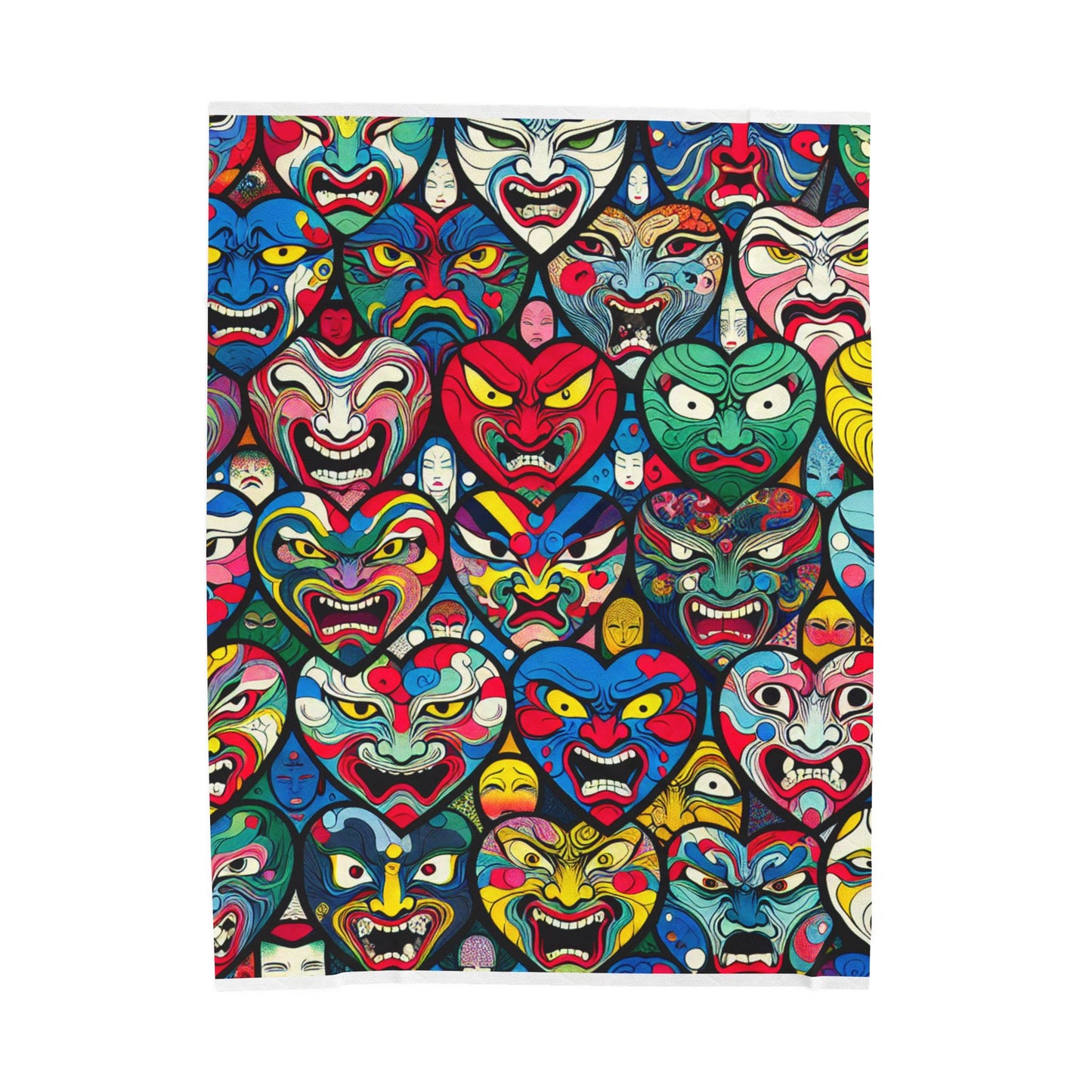 Faces of Emotion - Plush Blanket