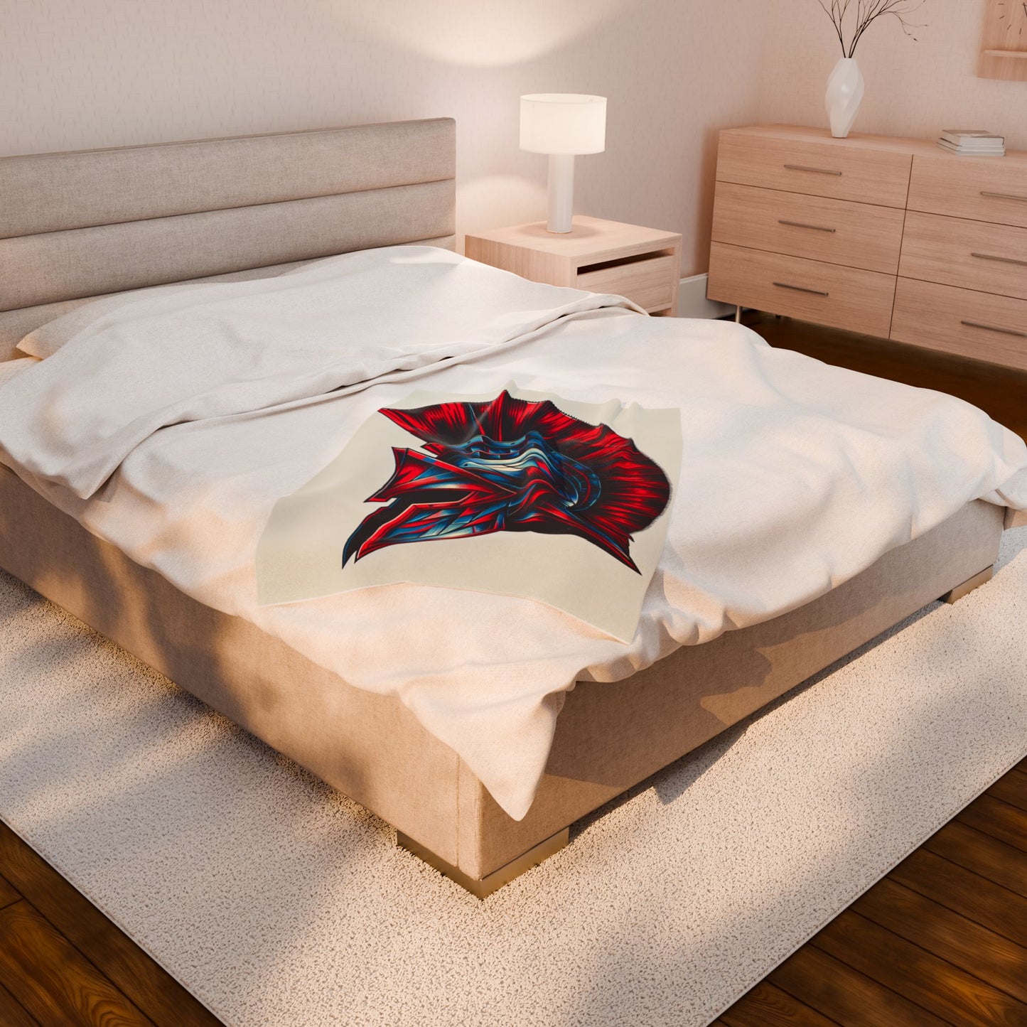 Warrior's Shield of Courage - Plush Blanket