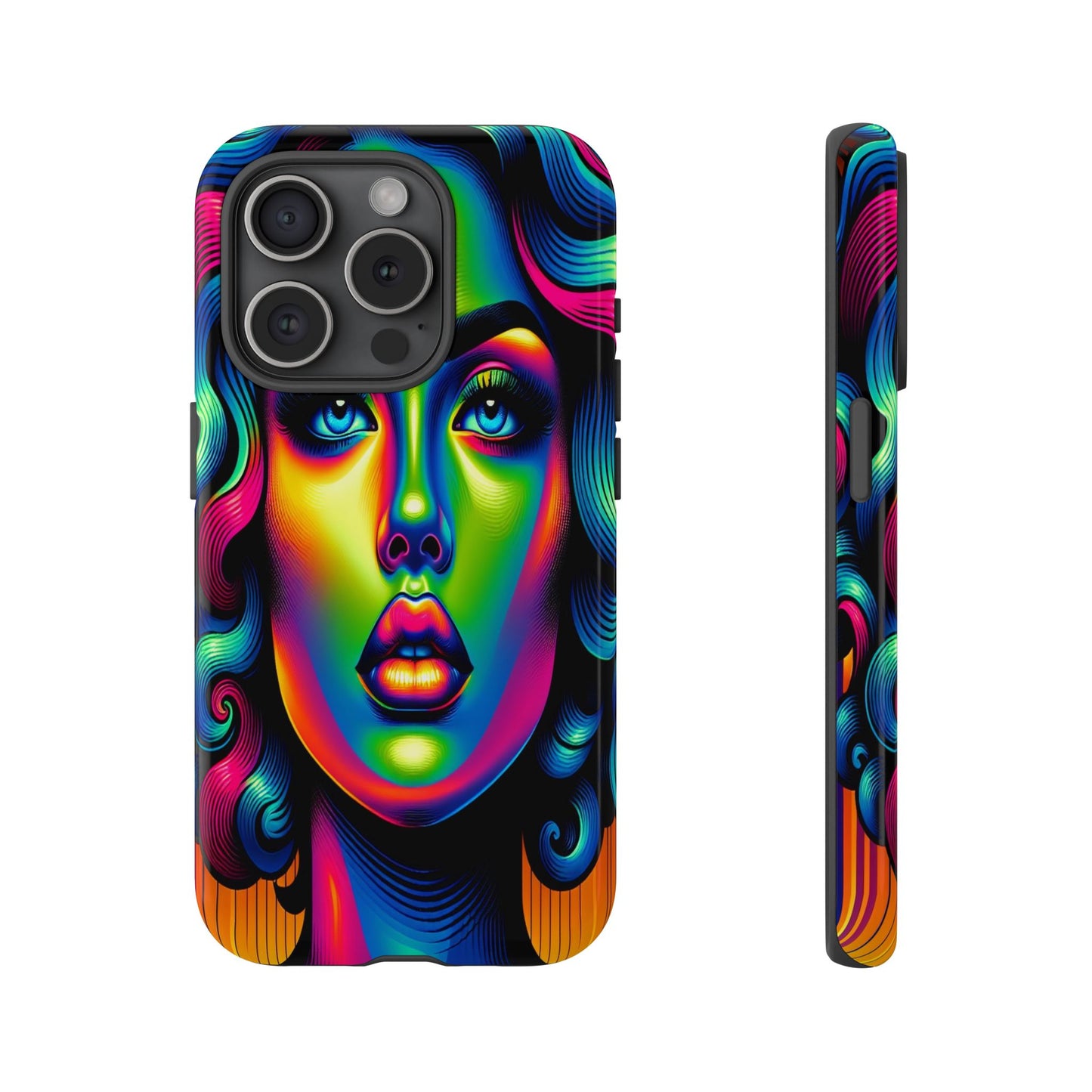 Custom Protective Spectrum Radiance Iphone Case Compatible With Iphone 16 15 14 - Phone Cover