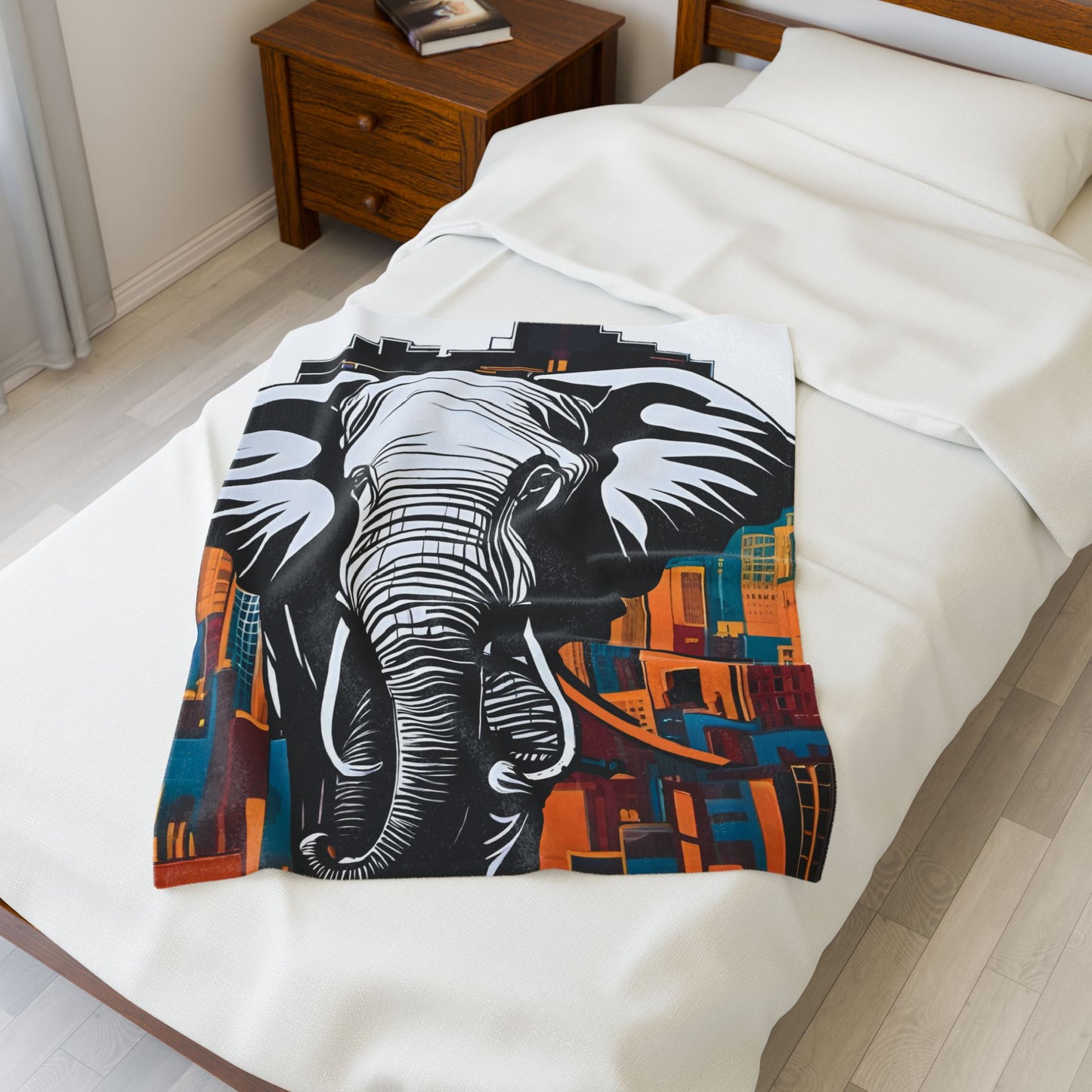 Urban Savannah Majesty- Plush Blanket