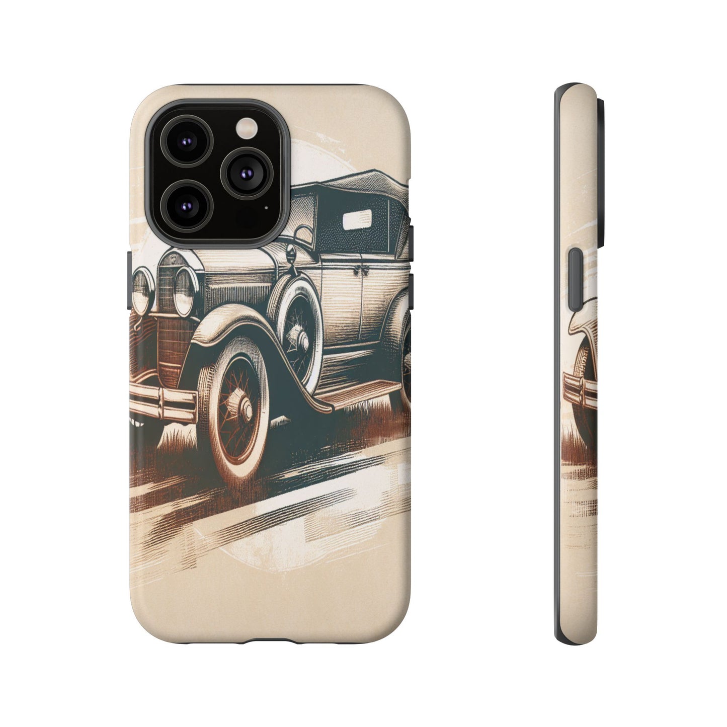 Vintage Wheels in Motion - Phone Case
