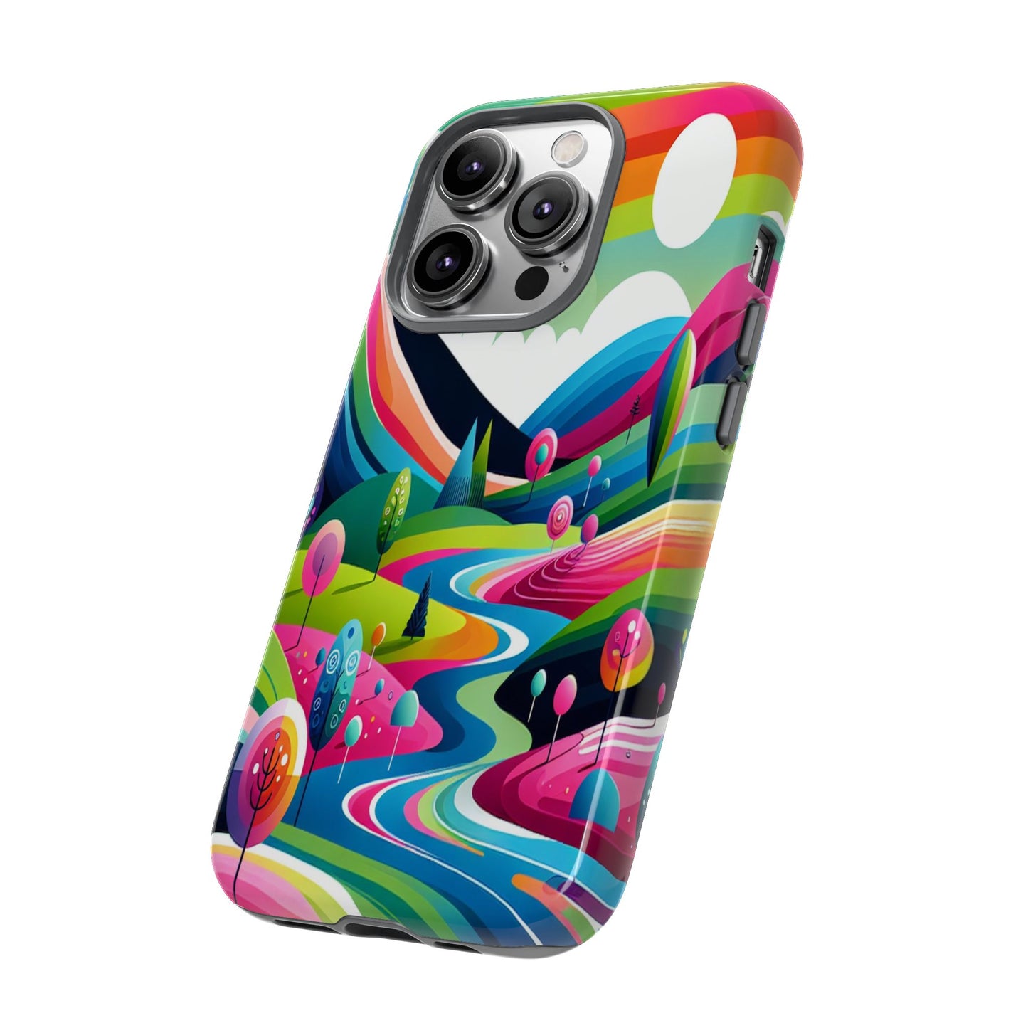 Colorful Landscape Journey - Phone Case