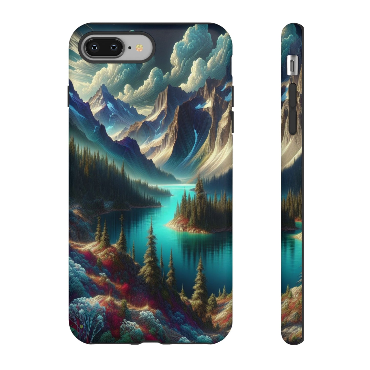 Custom ProtectiveMajestic Peaks and Tranquil WatersIphone Case Compatible With Iphone 16 15 14 - Phone Cover