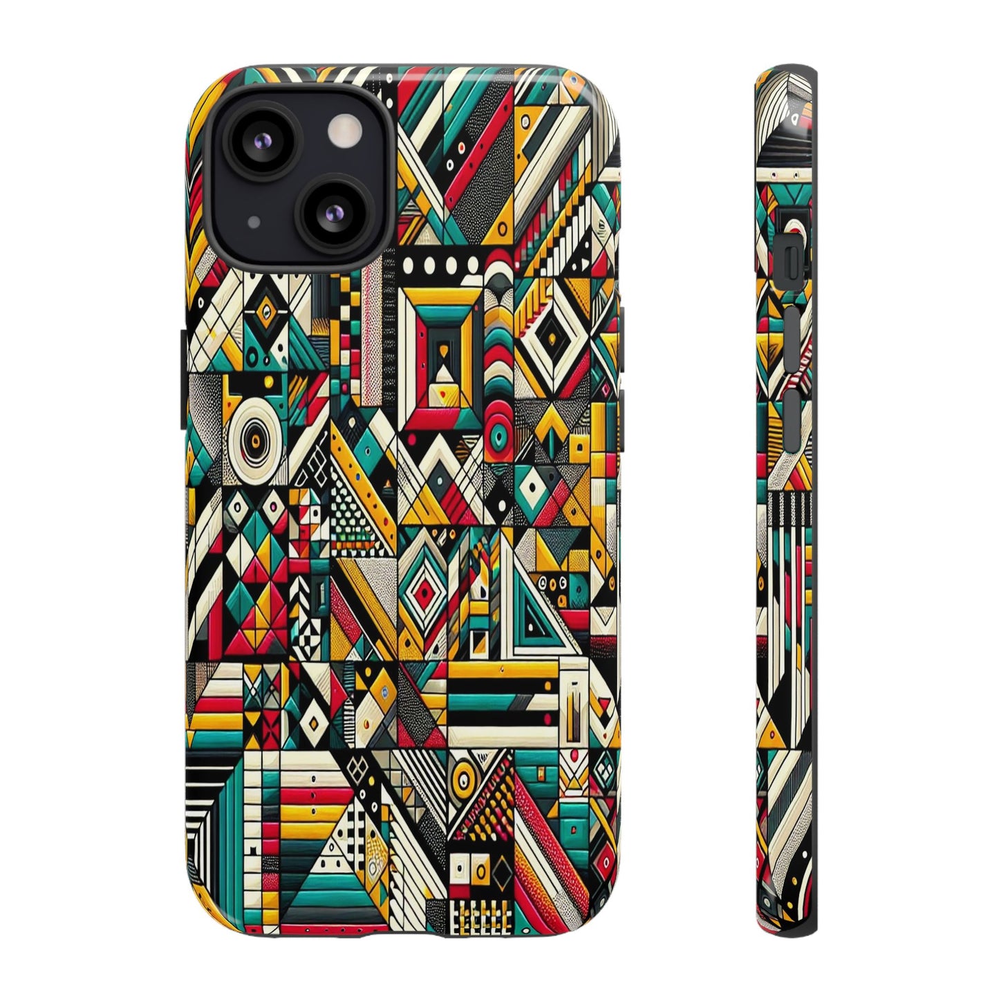 Custom ProtectiveGeometric KaleidoscopeIphone Case Compatible With Iphone 16 15 14 - Phone Cover