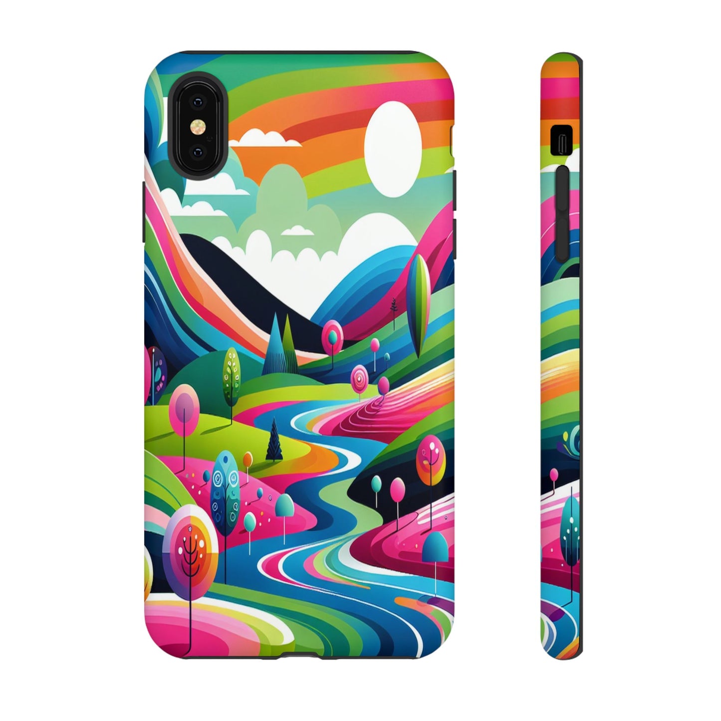 Colorful Landscape Journey - Phone Case