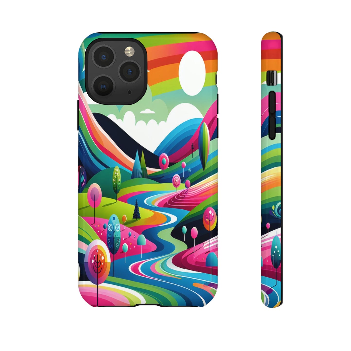 Colorful Landscape Journey - Phone Case