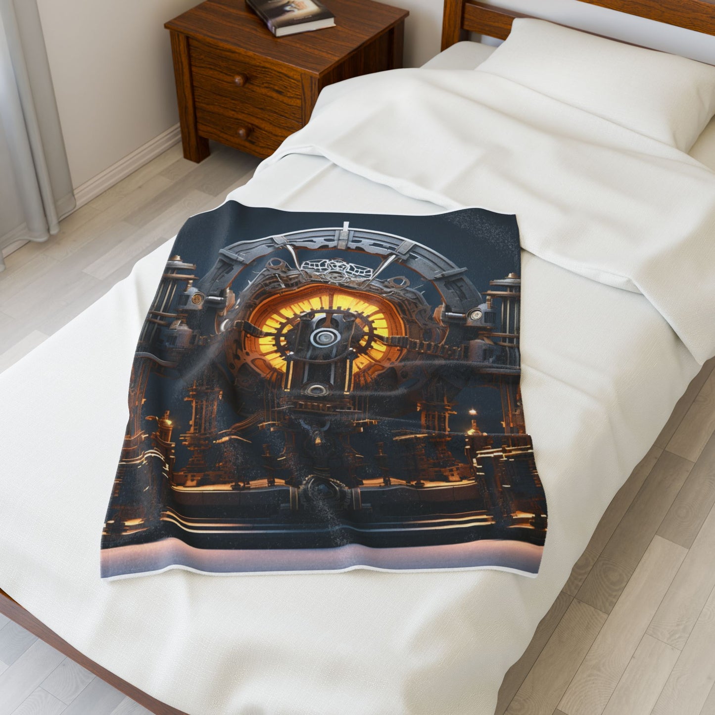 Clockwork Citadel- Plush Blanket