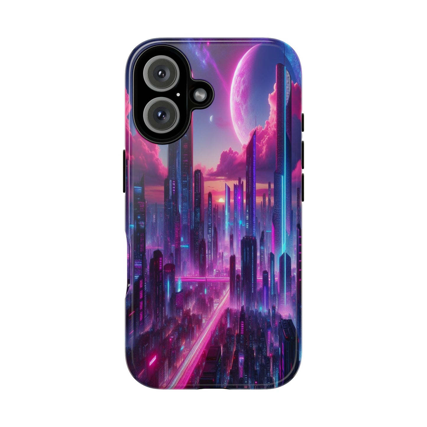 Futuristic Skyline Fantasy - Phone Case