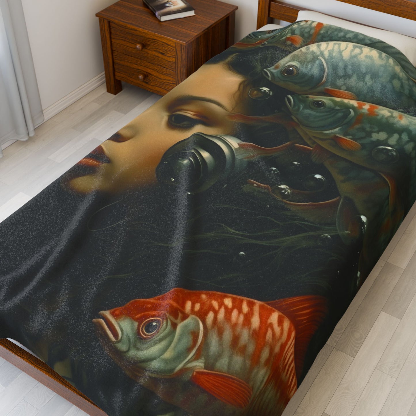 Aquatic Reverie- Plush Blanket