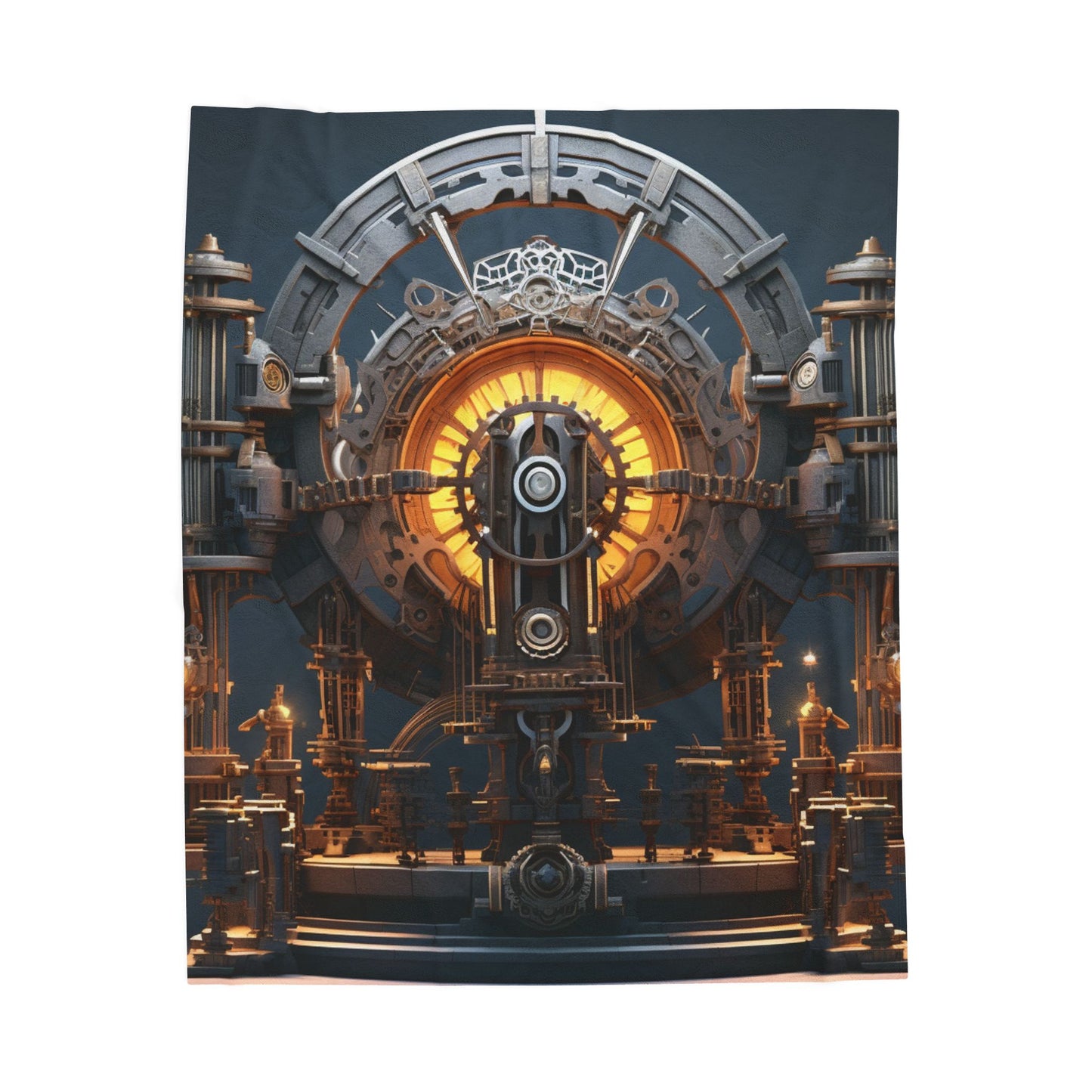 Clockwork Citadel- Plush Blanket