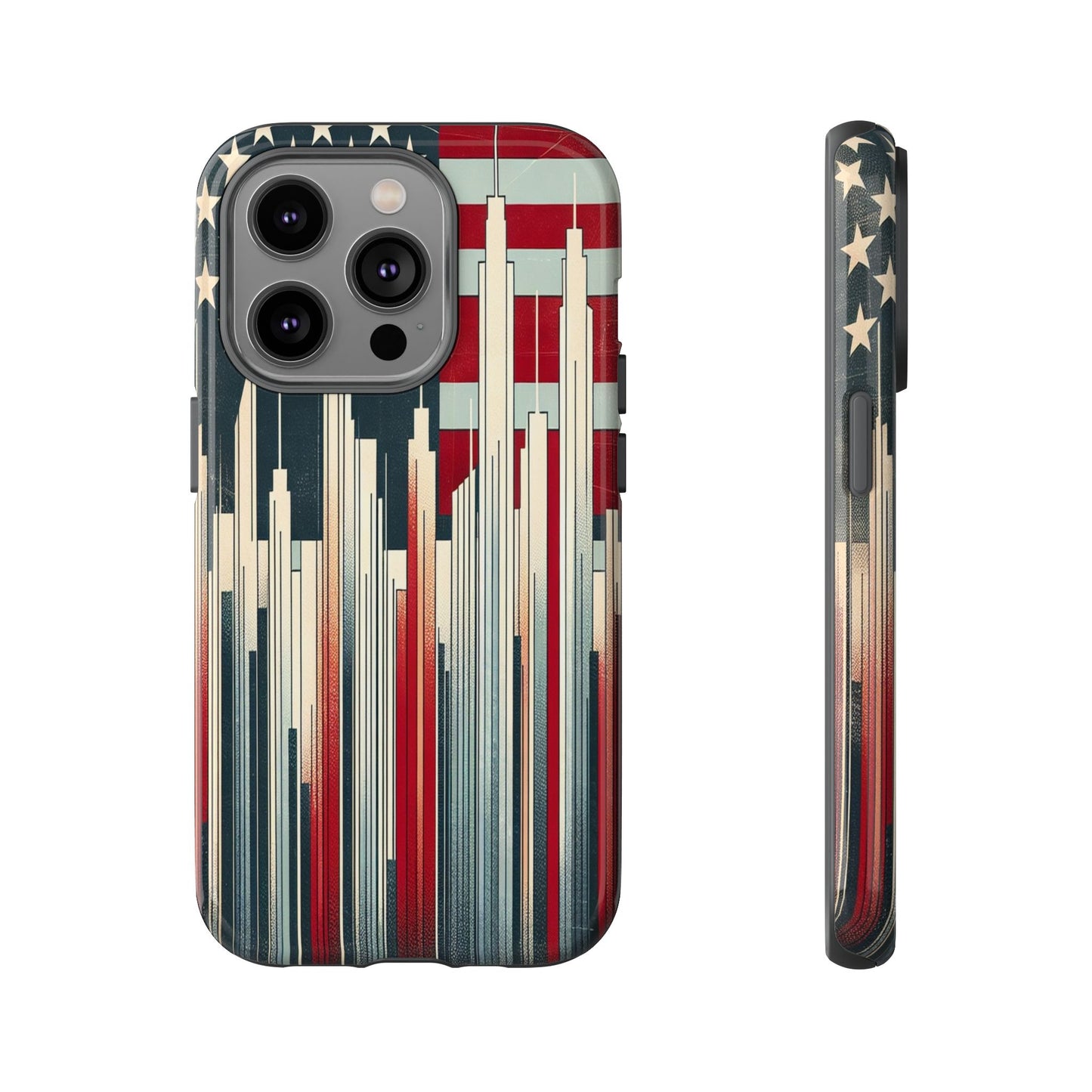 Skyline and Stars Unite - Phone Case