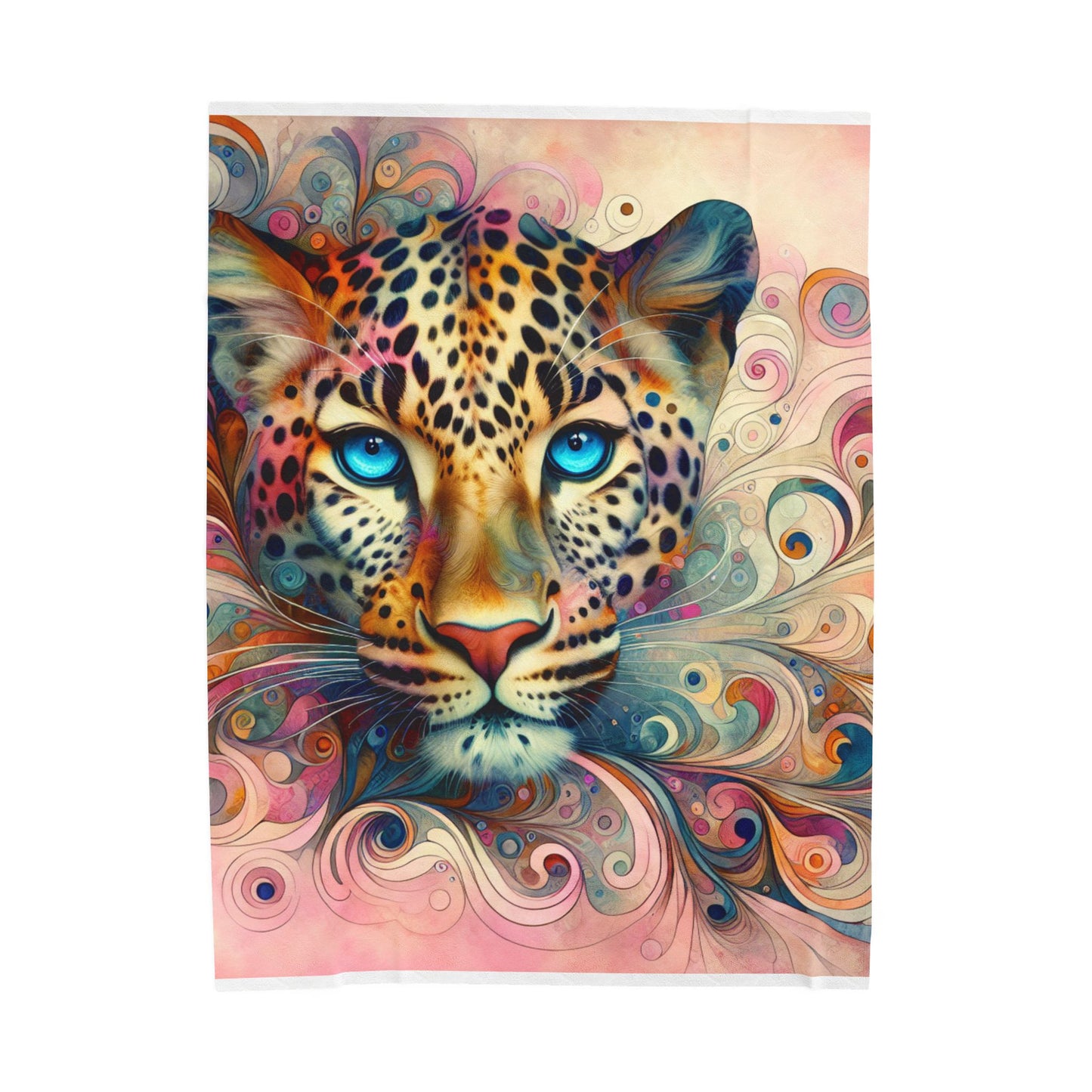 Leopard's Enigma - Plush Blanket