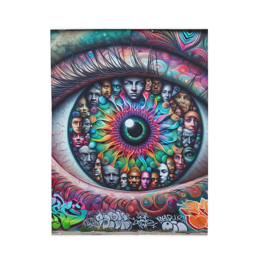 Eye of Diversity - Plush Blanket