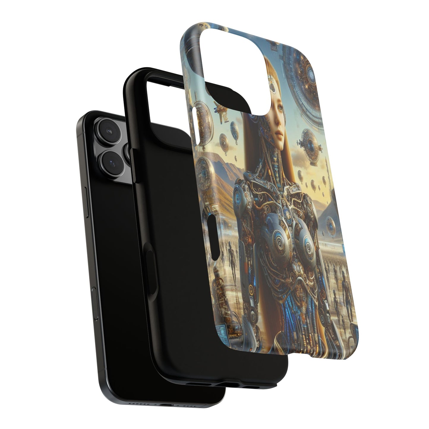 Futuristic Realm of Technology - Phone Case