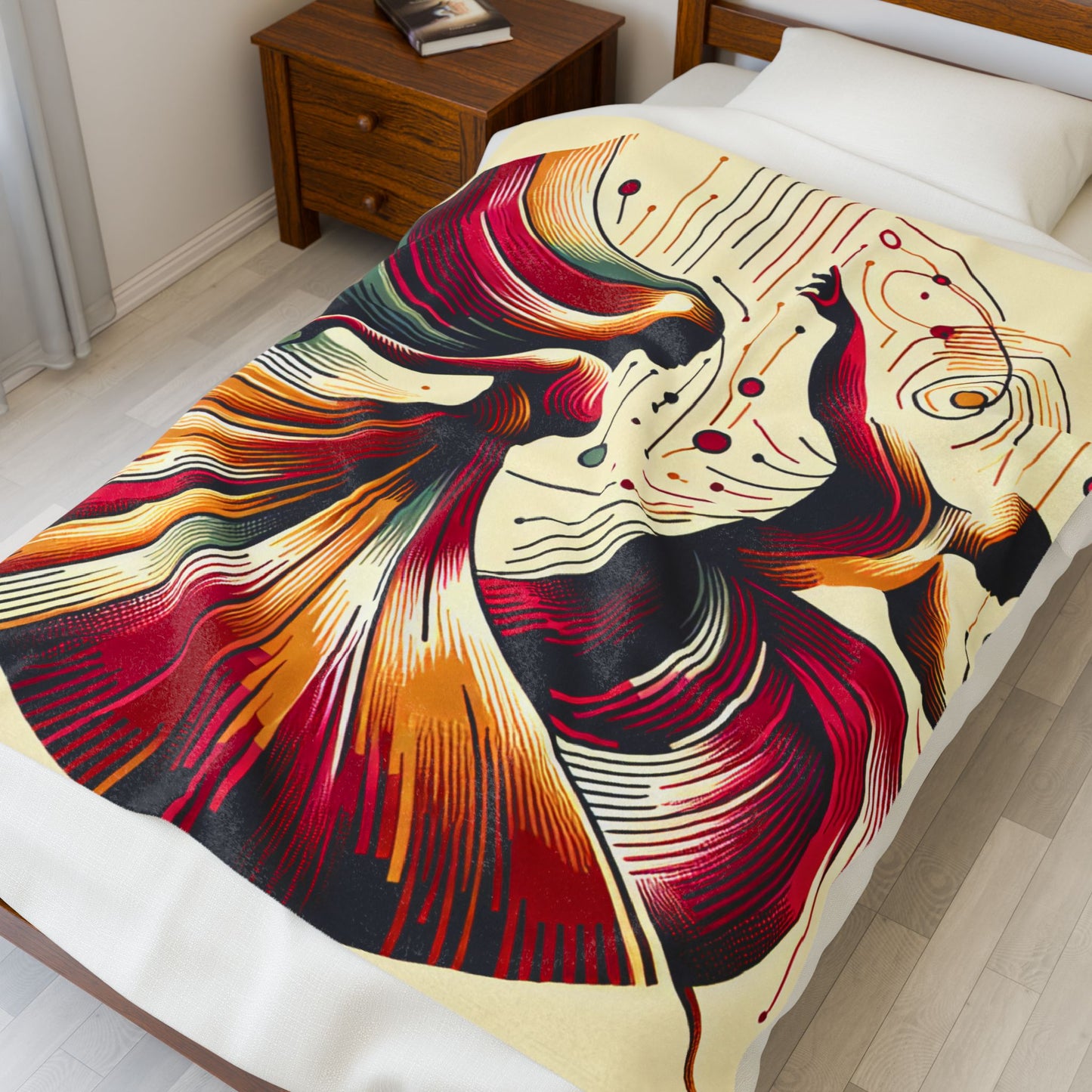 Flow of Movement - Plush Blanket