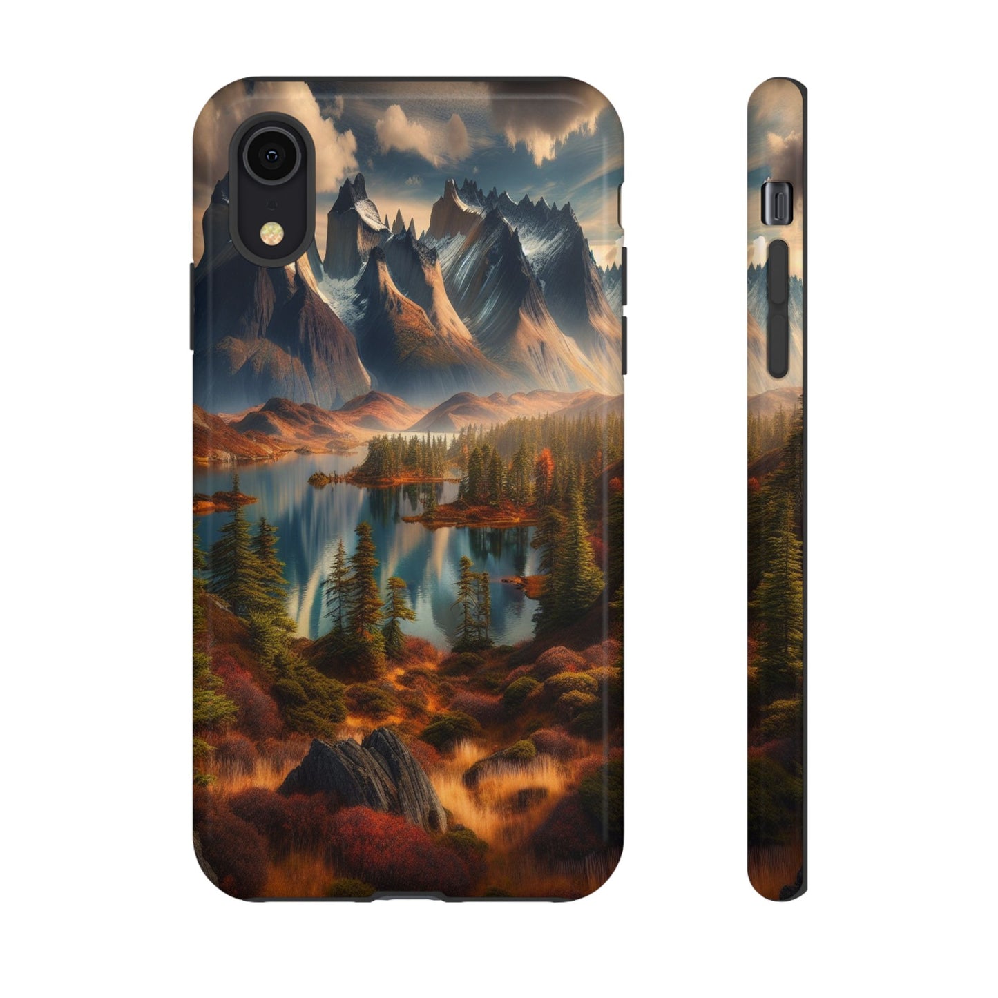 Custom ProtectiveMajestic Peaks and Tranquil WatersIphone Case Compatible With Iphone 16 15 14 - Phone Cover