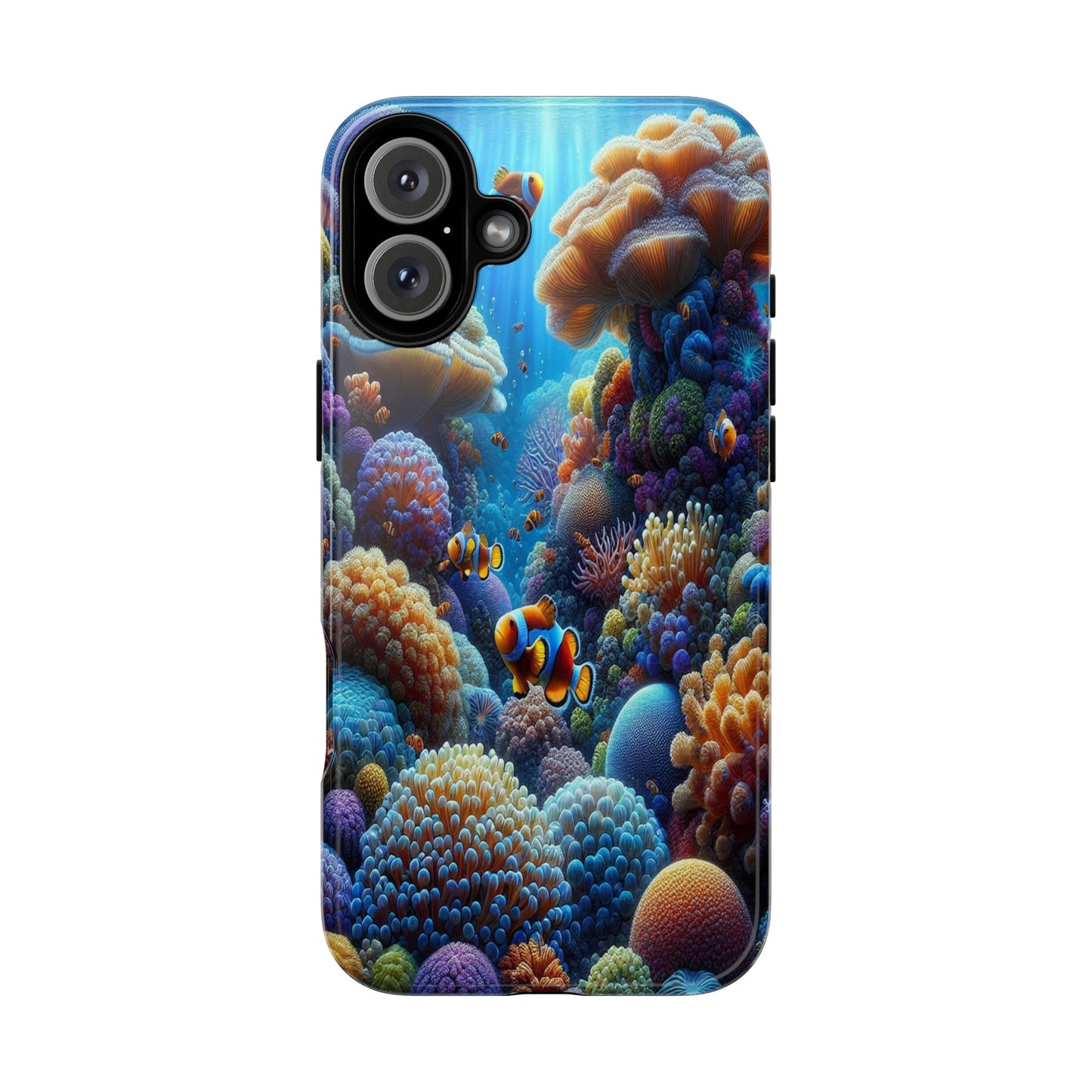 Custom ProtectiveUnderwater Paradise Alive with ColorIphone Case Compatible With Iphone 16 15 14 - Phone Cover