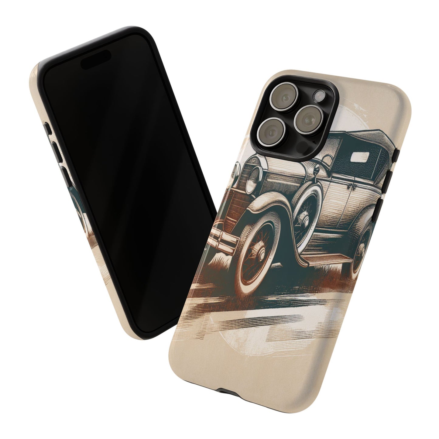 Vintage Wheels in Motion - Phone Case