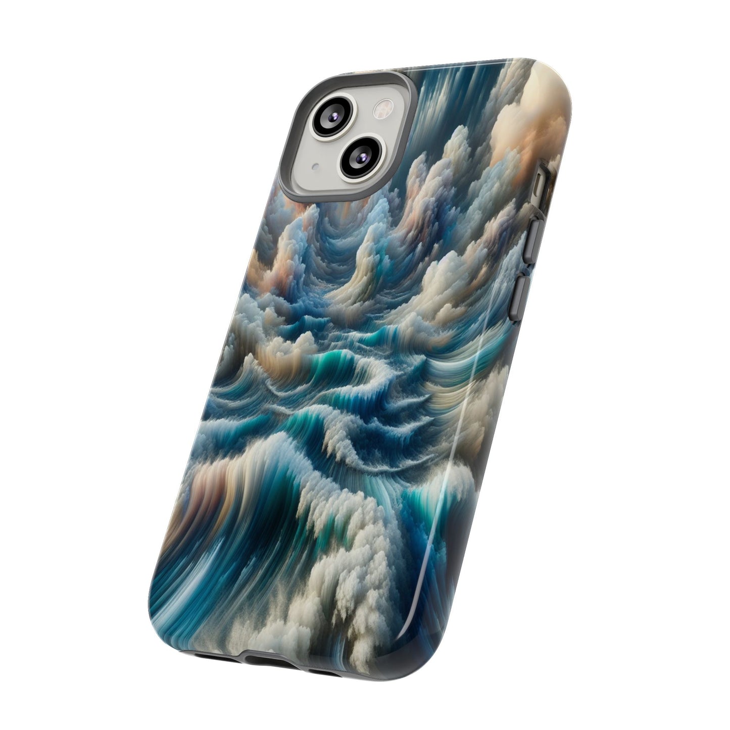 Waves of Clouded Light - Phone Case