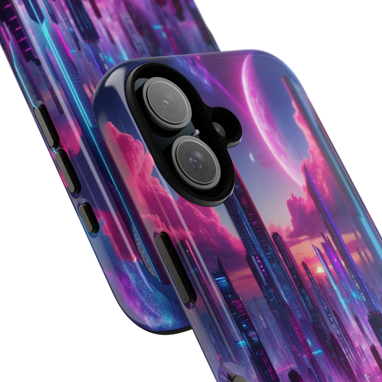 Futuristic Skyline Fantasy - Phone Case