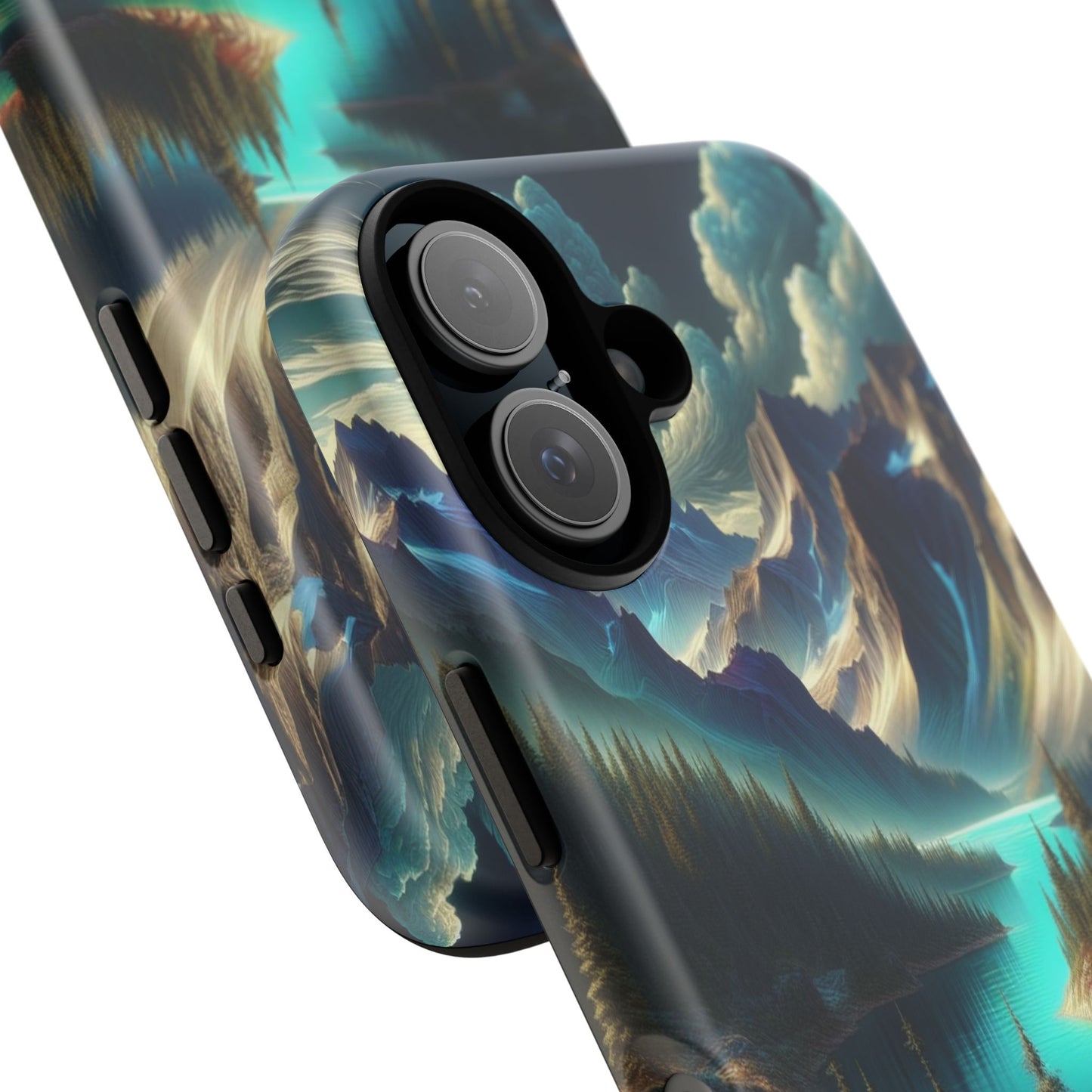 Custom ProtectiveMajestic Peaks and Tranquil WatersIphone Case Compatible With Iphone 16 15 14 - Phone Cover