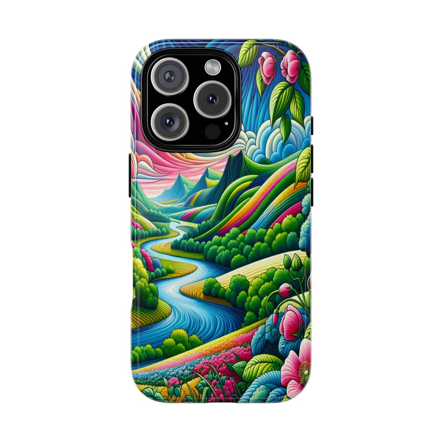 Colorful Landscape Fantasy - Phone Case