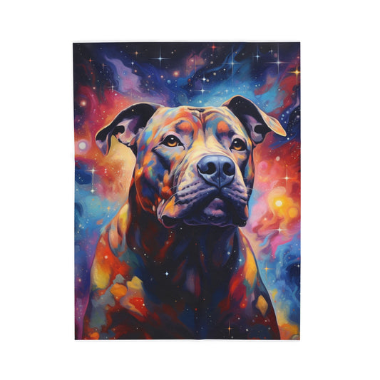 Canine Amidst the Stars- Plush Blanket