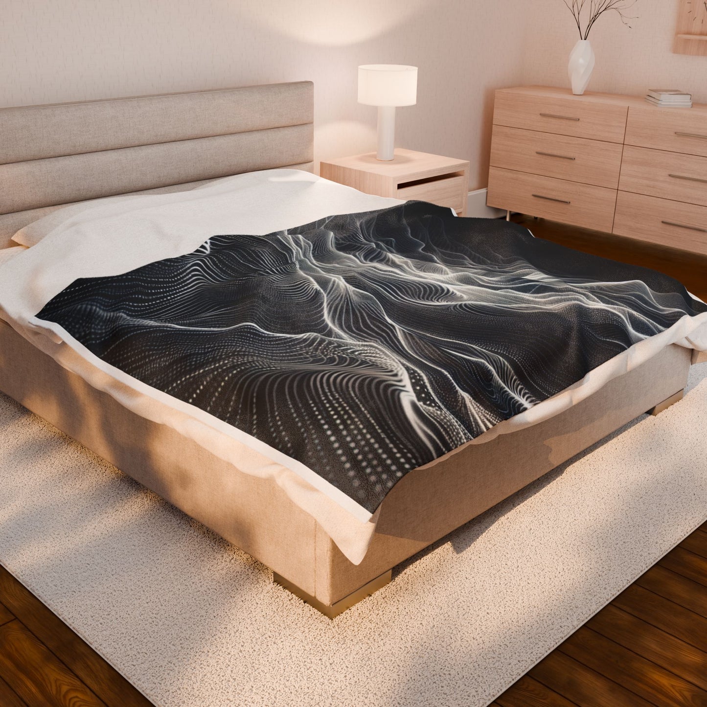 Waves of Infinity - Plush Blanket
