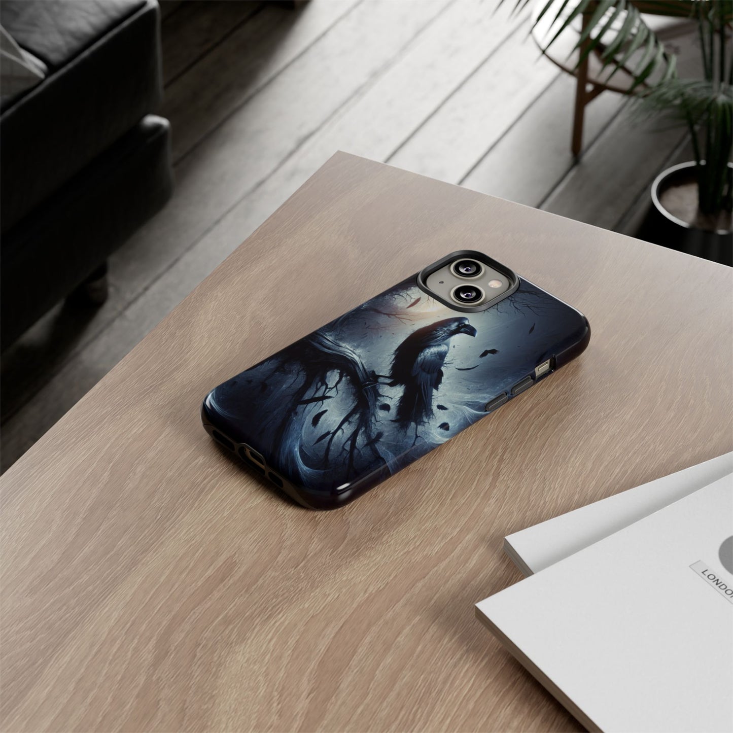 Glimpse of the Night Raven - Phone Case